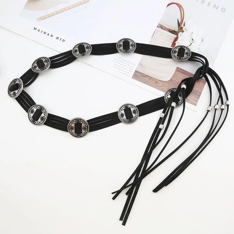 Bohemian Style Inlaid Waist Chain for Women