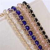Rhinestone Metal Waist Chain Belt for Women Dress