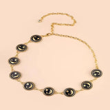 Moon Star Waist Chain Belt for Dress Skirt with Body Waistbands