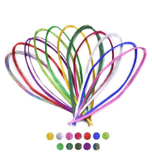 25/50Pcs Stocking Flower Wire 0.45mm Iron Wire for DIY Nylon Flower Making