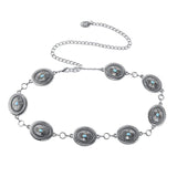 Turquoise Buckle Waist Belt for Girls