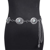 Turquoise Buckle Waist Belt for Girls