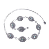 Turquoise Buckle Waist Belt for Girls