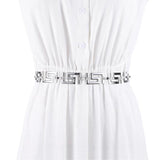 Metal Geometric Waist Chain Adjustable Belt Body Chain Jewelry For Women