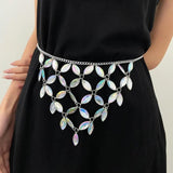Vintage Rainbow Waist Chain for Dress
