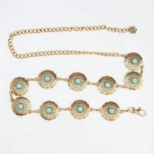 Waist Chain Belt Silver Golden Dress and Trousers Chain for Women
