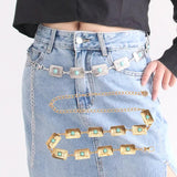 Waist Chain Belt Silver Golden Dress and Trousers Chain for Women