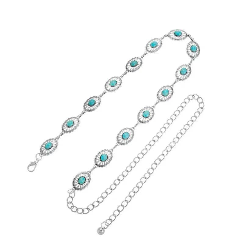 Spicy Girl Concho Chain Belt Retro Bohemian Waist Chain