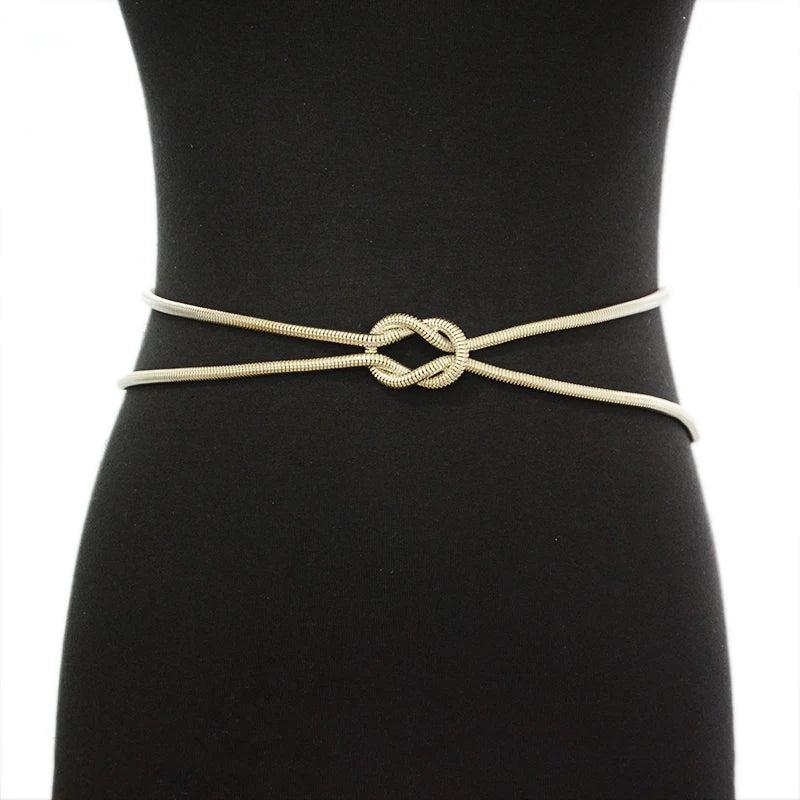 Silver Snake Bone Waist Chain for Women
