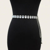 Bling Crystal Girls Waist Chain for Daily Wear