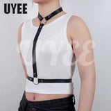 PU Leather Harness Straps for Women Sexy Lingerie Goth Garter