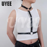 PU Leather Harness Straps for Women Sexy Lingerie Goth Garter