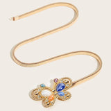 Metal Spring Belt Women's Elastic Waist Chain Girdle