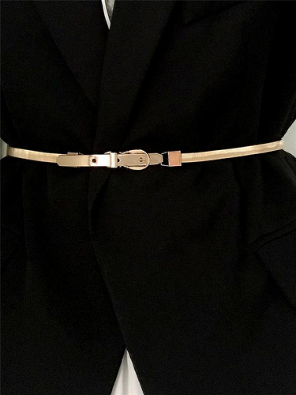 Adjustable Elastic Women Metal Waist Chain Belts Dress Accessories