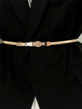 Adjustable Elastic Women Metal Waist Chain Belts Dress Accessories
