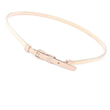 Adjustable Elastic Women Metal Waist Chain Belts Dress Accessories