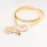 Women's Metal Waist Chain Wild Big Cloud Elastic Spring Chain Waist Chain