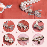 Women Hanfu Pearl Belt Retro Waist Belt Ancient Style Elastic Chain