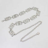 Metal Geometric Waist Chain Adjustable Belt Body Chain Jewelry For Women