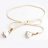Woven Flower Belt Waist Chain Women Decorative Dress Summer