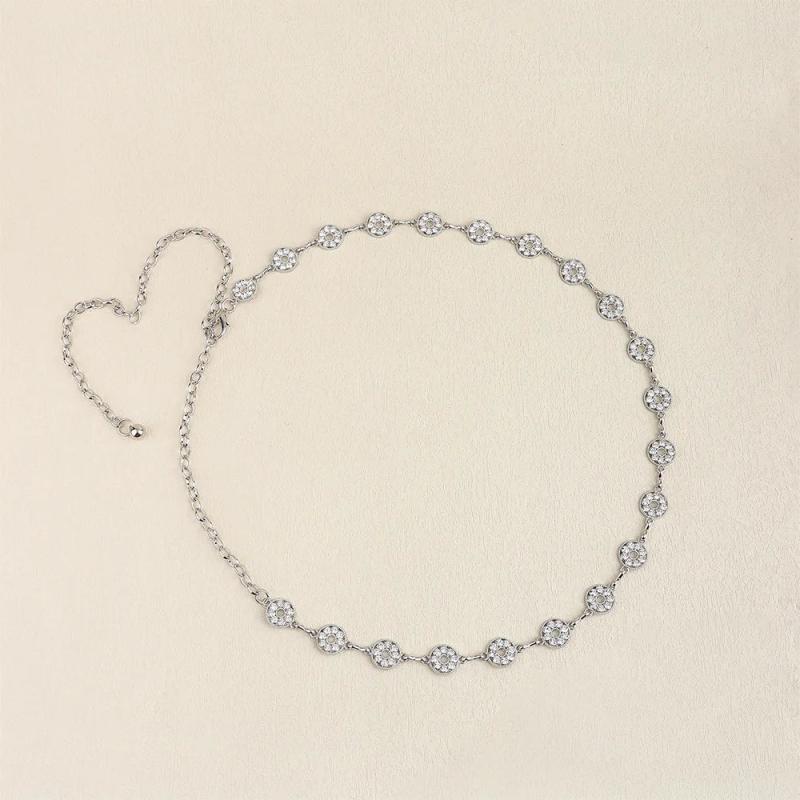 Women Waist Chain Female Vintage Skirt Dress Metal Chain Belt