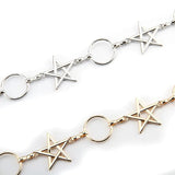 Bohemia Dress Waist Chain Corset Waistband Star Keychain Belt Jewelry