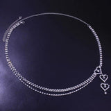 Rhinestone Waist Band Slimming Waist Chain