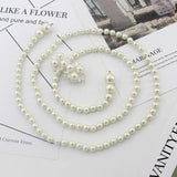 Fairy Sweet Bow Dress Acrylic Pearl Waist Chain Thin Belts