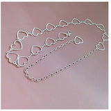 Heart Shape Metal Body Belly Chain Belt for Dress Jewellery