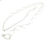 Heart Shape Metal Body Belly Chain Belt for Dress Jewellery
