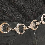 Gothic Punk Vintage High Waist Metal Chain Belt
