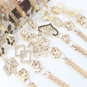 Women's Metal Chain Belt Unique Dress Decor Belts