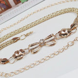 Women's Metal Chain Belt Unique Dress Decor Belts