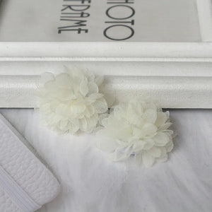 10 Pcs Chiffon Flowers for DIY Hair Accessories Headband Wedding Dress