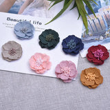 10PCS Multilayer Small Flowers For DIY Shoes Hats Hair Accesories