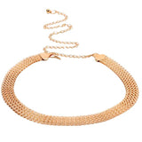 Chain Stretchy Strap Waist Belt Metal Belts Diamond Female Thin Waistband
