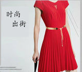 Chain Stretchy Strap Waist Belt Metal Belts Diamond Female Thin Waistband