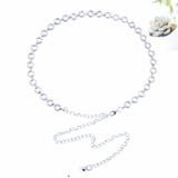 Women's Metal Chain Belts Fringes Tassel Circle Straps
