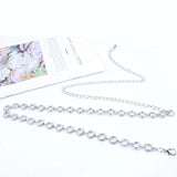 Women's Metal Chain Belts Fringes Tassel Circle Straps