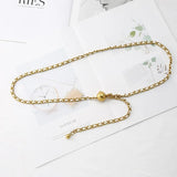 Metal Chain Belt Body Dress Mini Woman Accessory