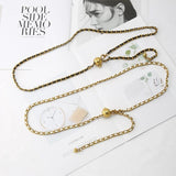 Metal Chain Belt Body Dress Mini Woman Accessory
