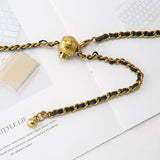 Metal Chain Belt Body Dress Mini Woman Accessory