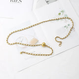 Metal Chain Belt Body Dress Mini Woman Accessory