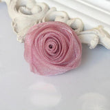 5PCS Organza Chiffon Fabric DIY Flower Headwear Dress Decoration