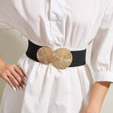 Flower Metal Chain Retractable Belt Women's Dress Street Dance Accessories