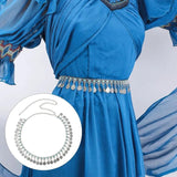 Vintage Belly Dance Waist Band Metal Chain Belt Slimming Cummerbands