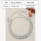 Vintage Belly Dance Waist Band Metal Chain Belt Slimming Cummerbands