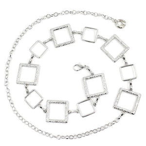 Women Belt Hip High Waist Silver Metal Chain Chunky Fringes Charm