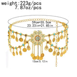 Boho Belly Dance Waist Chain Tassel Body Jewelry