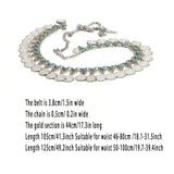 Retro Coin Pendant Belly Dance Waist Tassel Belt Women's Bohemia Girdle
